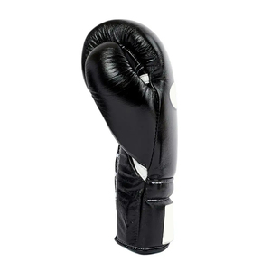 Gants de boxe Winning en cuir de vachette, couleur noire, à lacets, nouveau design, pour la compétition et l'entraînement, avec logo personnalisé – Offre Spéciale - Product Image 2