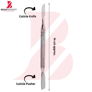 Professional Cuticle Pusher Sharp Blade Dead Skin Remover Stainless Steel Nail Scraper Manicure Tool for Salon Use - Product Image 3