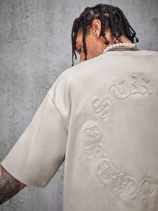 Camiseta Vintage para Hombre con Logotipo Personalizado en Relieve, Personalización Completa a Precio Económico, Todos los Logotipos Personalizados - Product Image 5