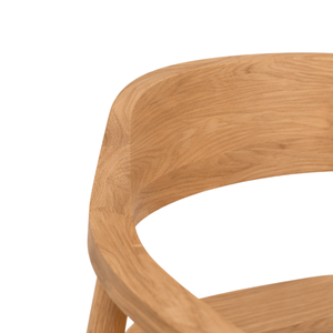 ARTERRA Juego de Comedor de Lujo Ecológico Hecho a Mano con Mesa Redonda de Madera de Teca y Sillas con Brazos para Casa o Villa - Product Image 4