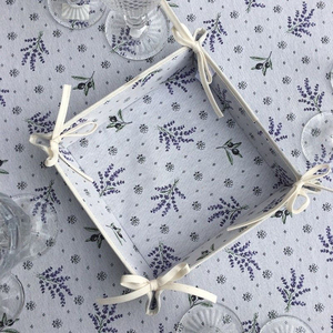 Panier à pain en coton doux, design tendance, exportateur indien, lavable, pour la table - Product Image 3