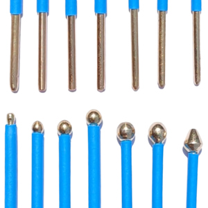 Électrode sphérique haute tension, borne de contact conductrice en métal, composant électrique industriel usiné avec précision - Product Image 5