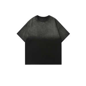 Camiseta Personalizada para Hombre, de Cuello Redondo, Estilo Vintage, Lavado Ácido, 100% Algodón, de Secado Rápido y Transpirable - Product Image 1