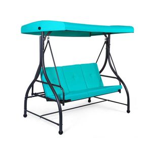 Convertible 3 Seat Swing <b>Hammock</b> Bed Patio Swings with Comfortable Seating - Product Image 2