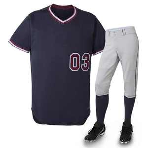 Uniformes de Béisbol Sublimados Personalizados Baratos al por Mayor, Uniformes de Equipo 100% Poliéster Antibacterianos y Transpirables - Product Image 3