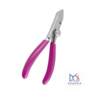 Coupe-ongles à ressort caché, avec verrouillage par vis, articulation à emboîtement, acier inoxydable recouvert de PVC, lame droite tranchante de 11,5 cm, ouverture large - Product Image 2