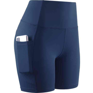 Ensemble de yoga sans couture pour femmes, soutien-gorge contrastant et short, leggings OEMODM taille haute en Spandex/Modal 220g - Product Image 1