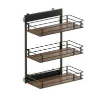 Soporte de metal de 2 niveles para monitor, organizador de almacenamiento de escritorio con cajón, soporte para pantalla de portátil, soporte de escritorio para oficina