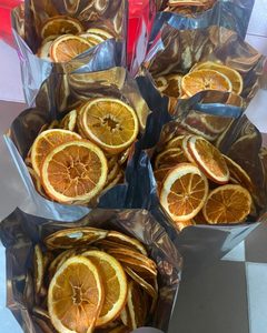ส้มแห้งรสหวาน ขนมผลไม้ธรรมชาติ ชาผลไม้ 1000 กรัม ถุง - Product Image 5