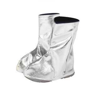 Chaussures de sécurité robustes en aluminium pour soudeurs, résistantes à la chaleur et à l'abrasion, pour le travail. - Product Image 4