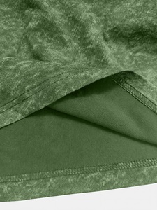 Camiseta Oversize para Hombre, Azul Oscuro con Diseño de Puntos, Manga Corta, Cuello Redondo, Estilo Urbano, Algodón Jersey, Logotipo Estampado en la Parte Delantera - Product Image 5