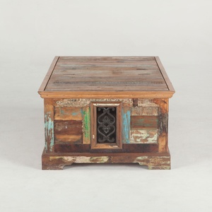 โต๊ะกาแฟไม้โบราณไม้โทรมๆดีไซน์บ้านไร่ทำจากไม้สำหรับเฟอร์นิเจอร์บ้าน - Product Image 2