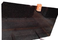 Dalles de granit noir Galaxy Golden Galaxy Sparkle de Vinayak Exports, grandes dalles modernes pour villas, comptoirs de haute résistance, carreaux antiques pour hôtels