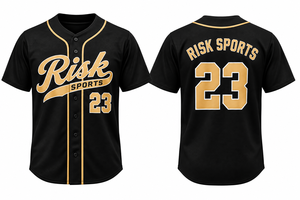 Custom Baseball Jersey Unisex Short Sleeve Team Uniform Button Front Sportswear 100% Polyester Breathable Quick Dry Baseball - Product Image 2