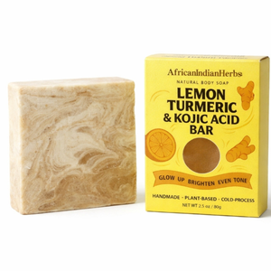 <b>Lemon</b> Turmeric Kojic Acid Bar for Dark Spot Care Smooth Skin and Natural Beauty Wellness Support For sale - Product Image 2