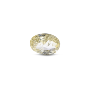 Premium 3.09 Ct Oval Cut Yellow Sapphire Loose Gemstone for Fine Jewelry - Product Image 1