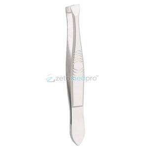 Pinzas Inclinadas para Cejas de Acero Inoxidable, Herramienta de Belleza de Precisión para Depilación - Product Image 5