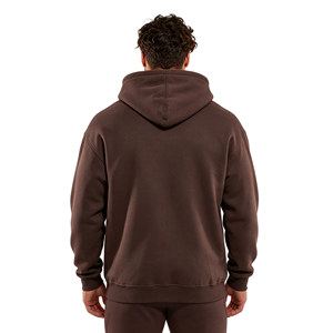 Sudadera con Capucha Personalizada con Pedrería, 100% Algodón, Felpa, Unisex, Lisa, Invernal, Holgada, con Bolsillos, Transpirable, Antiencogimiento, 550 gramos - Product Image 4