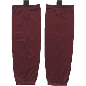Burgundy Solid Knitted Leg Warmers Thigh <b>High</b> Regular Style <b>Sock</b> Type - Product Image 1