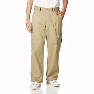 Pantalon cargo décontracté pour homme pas cher - Imperméable 100% coton, design multi-poches pour le travail et les voyages - Product Image 1