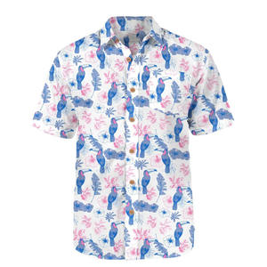 Camisa de Verano para Hombre de Marca Privada, Diseño Personalizado, Fabricante de Ropa Urbana Masculina, Camisa Estampada con Botones, Tendencia de Verano - Product Image 6