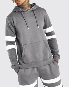 Oversized Lightweight <b>Men</b> Hoodies <b>Short</b> Set Comfortable Breathable Casual Wear <b>Men</b> Hoodie <b>Shorts</b> Set - Product Image 4
