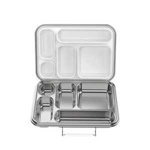 >3 Tier Rectangle Stainless Steel Stackable Bento <b>Box</b> <b>Set</b> Leak-Proof Dishwasher Safe Eco-Friendly High Capacity - Product Image 3