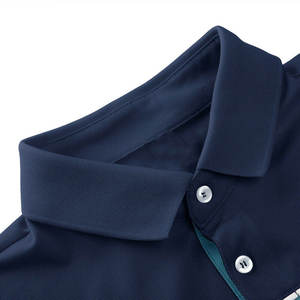เสื้อโปโลผู้ชาย แขนสั้น แห้งเร็ว สปอร์ต ทีเรียล น้ำเงินกรมท่า - Product Image 3