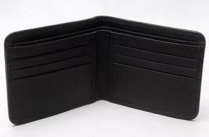 Conception personnalisée Portefeuille d'affaires court et mince en cuir de vache avec pochette pour pièces de monnaie pour hommes vente en gros de sacs de rouge à lèvres - Product Image 3