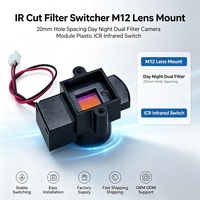 Conmutador de Filtro IR FYX, Montura de Lente M12, Espaciado de Orificios de 20 mm, Filtro Dual Día/Noche, Módulo de Cámara, Interruptor Infrarrojo ICR de Plástico