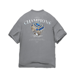 เสื้อยืดโอเวอร์ไซส์วินเทจผ้าฝ้าย 100% สำหรับผู้ชาย ไซส์พลัส แขนสั้น ทรงหลวม ไหล่ตก พร้อมโลโก้แบบกำหนดเอง ล้างสีแบบแอซิดวอช - Product Image 4