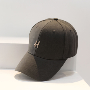 Gorra de Béisbol Unisex de 6 Paneles de Algodón, Ajustable, con Logotipo de la Letra H Bordado, Estilo Casual - Product Image 4