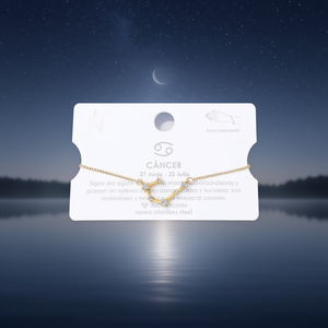 Bracciale Zodiacale Pulsara Cancro in Acciaio Inossidabile, Design Minimalista con Diamanti Coltivati in Laboratorio, Taglio Brillante Rotondo 12mm, Gioiello Unisex - Product Image 2