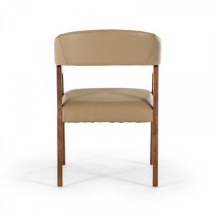 Silla de Restaurante Moderna con Reposabrazos, Estructura de Madera Maciza, Diseño Contemporáneo para Muebles de Comedor - Product Image 2