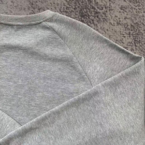 T-shirt Hip Hop Homme Haute Qualité Décontracté Ample Col Tricoté 100% Coton Respirant Séchage Rapide Imprimé 300 Grammes - Product Image 5