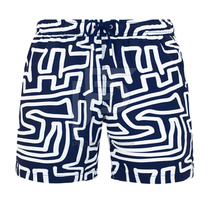 Pantalones Cortos Deportivos para Hombre, Estilo Vintage, de Poliéster/Nailon, Doble Capa, Transpirables, de Secado Rápido, con Cintura Elástica, Personalizados con Impresión, MOQ Bajo, Venta al Por Mayor - Product Image 4