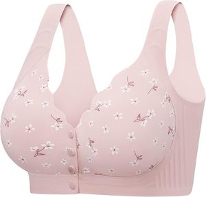 สปอร์ตบราคุณภาพพรีเมียม ระบายอากาศได้ดีเยี่ยม ใส่สบายพิเศษ สำหรับผู้หญิงไซส์ใหญ่ พร้อมโลโก้ด้านหน้า เหมาะสำหรับวิ่ง ออกกำลังกาย แห้งเร็ว สำหรับผู้ใหญ่ - Product Image 5