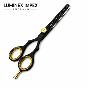 Navaja de Afeitar Recta Vintage Luminex Impex con Mango de Concha de Abulón y Acero al Carbono, Lista para Usar en Barberías y Salones - Product Image 5