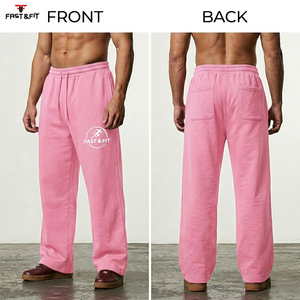 Pantalon de survêtement basique décontracté en toile légère, coupe droite, prix usine, tendance, avec logo personnalisé, unisexe, pour homme, à prix abordable - Product Image 6