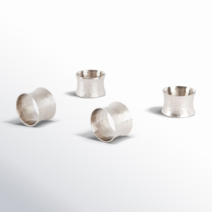 Aluminium Modern Napkin Ring Long Lasting Reusable Dining <b>Table</b> Accessory with Premium Finish for Party Catering Banquet Use - Product Image 2