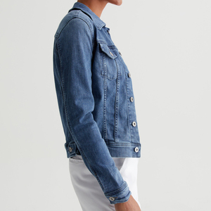 Pakistan Manufacturer <b>Jeans</b> Jackets for Women Durable Material Oem Service Denim Jackets for Women - Product Image 3