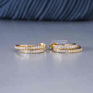 Luxury S925 <b>Silver</b> Round Brilliant Cut Moissanite Cluster <b>Earrings</b> for Women VS EF Quality Multi Stone <b>Wedding</b> Anniversary Gift - Product Image 5