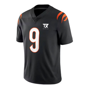 Maillots de football américain personnalisés respirants de haute qualité, taille plus, pour impression par sublimation, logo couleur personnalisé - Product Image 2