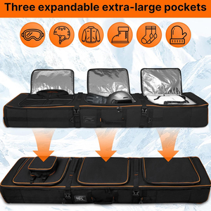 Washable Customized Low Price Durable Lightweight Nylon/Polyester Snowboard Bag for Sale Latest Design Fashion All Seasons - Product Image 5