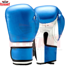 Gants de boxe robustes en cuir PU noir et rouge, équipement d'entraînement et de sparring, bandages de poignet, fournisseur en gros, marque privée - Product Image 2