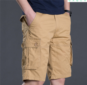 <b>Mens</b> Vintage Distressed Printed 100% Cotton 3/4 <b>Long</b> Running <b>Shorts</b> Custom Plus Size Baggy Workout Sweat <b>Shorts</b> - Product Image 4