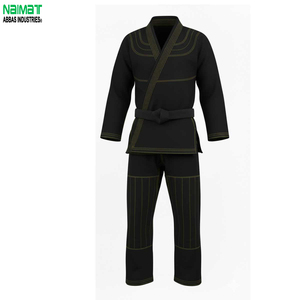 Kimono de Jiu Jitsu de Algodón Preencogido Resistente, Uniforme de Entrenamiento de Grappling Colorido, Pantalones Resistentes a Desgarros, Conjuntos Deportivos - Product Image 3