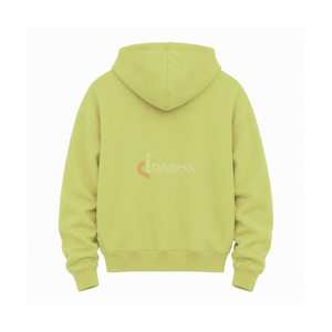 Sweat à capuche surdimensionné de haute qualité, logo brodé, coton, unisexe, sweats à capuche personnalisés, OEM en gros - Product Image 2
