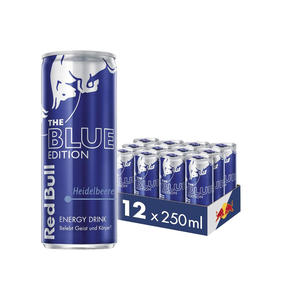 Bebida Energética Red Bull The Blue Edition de Grado Comercial, 12x 250ml, Venta al Por Mayor B2B - Product Image 4