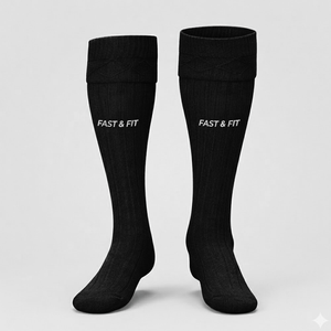 New Design Breathable Anti-Bacterial Crew Length Thick Knit Spandex/<b>Polyester</b> Athletic <b>Socks</b> with Custom Logo Print - Product Image 2